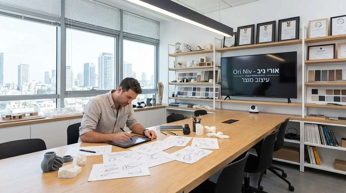 אורי ניב מעצב מוצר במעבדת עיצוב מודרנית